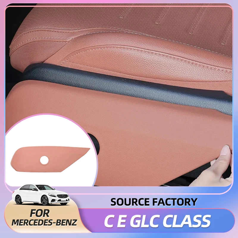 

Hot Interior Stickers For Mercedes Benz C E GLC Class W206 X254 W214 Leather Car Seat Panel Cover Interior Decoration Modificati