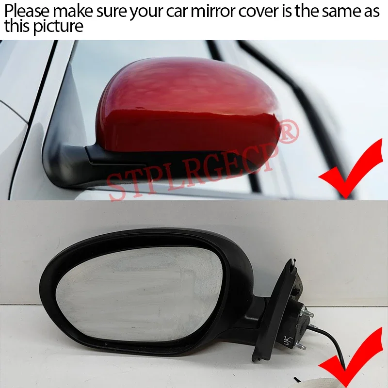 Beheizter Außenspiegel für Fahrerseite, Linker Rückspiegel mit Basis für Nissan Juke Cube 2010-2014 LH RH – Detail 2