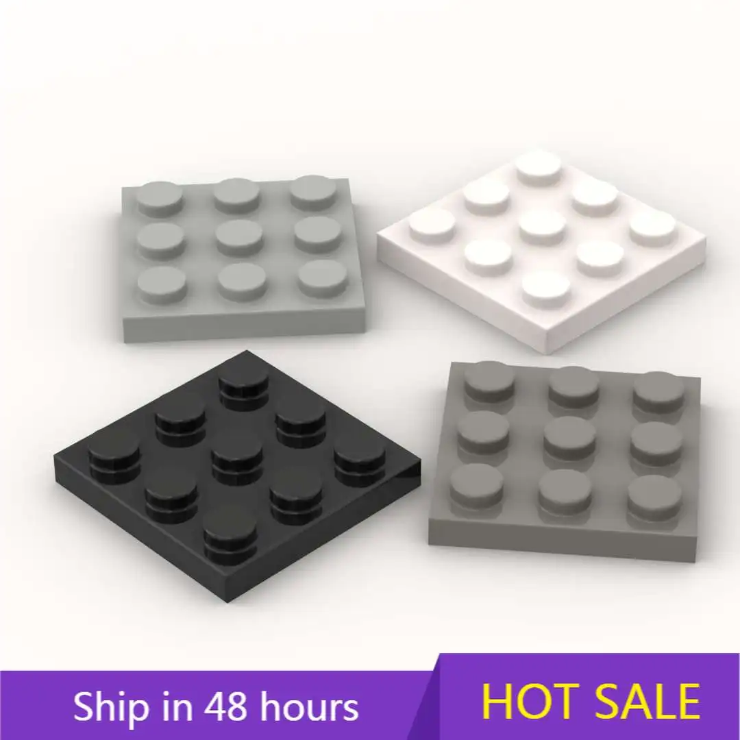 

20 шт. совместимых строительных блоков 11212, пластина 3x3, развивающие высокотехнологичные запасные части для конструктора DIY