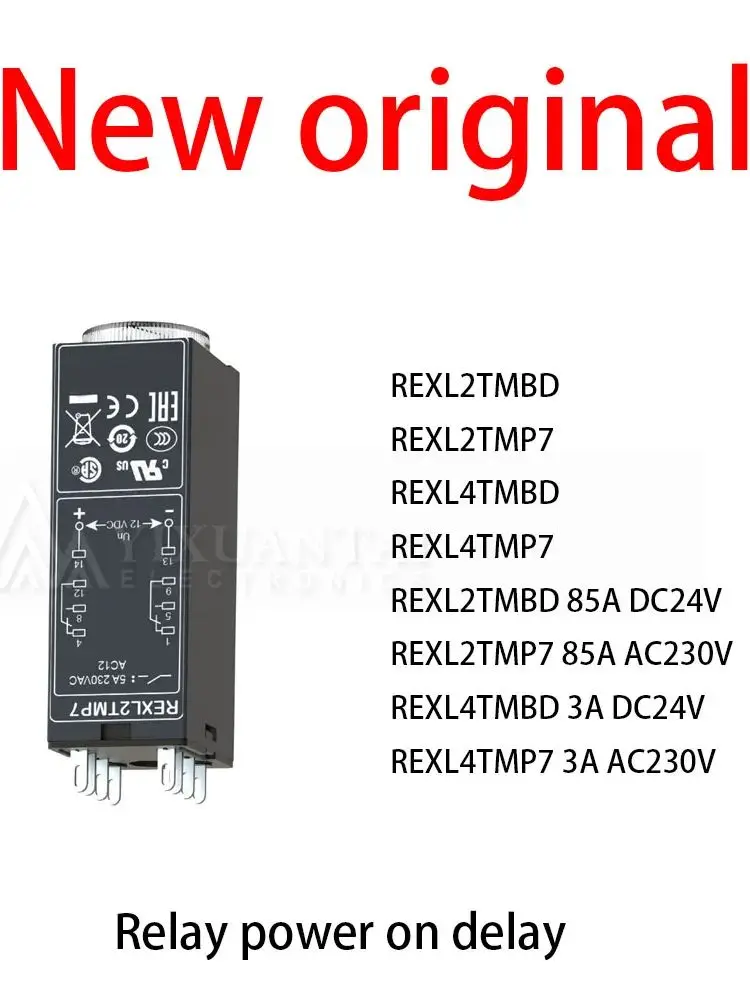 

1Pcs/REXL2TMBD REXL2TMP7 REXL4TMBD REXL4TMP7 REXL2TMBD 85A DC24V REXL2TMP7 85A AC230V REXL4TMBD 3A DC24V REXL4TMP7 3A AC230V