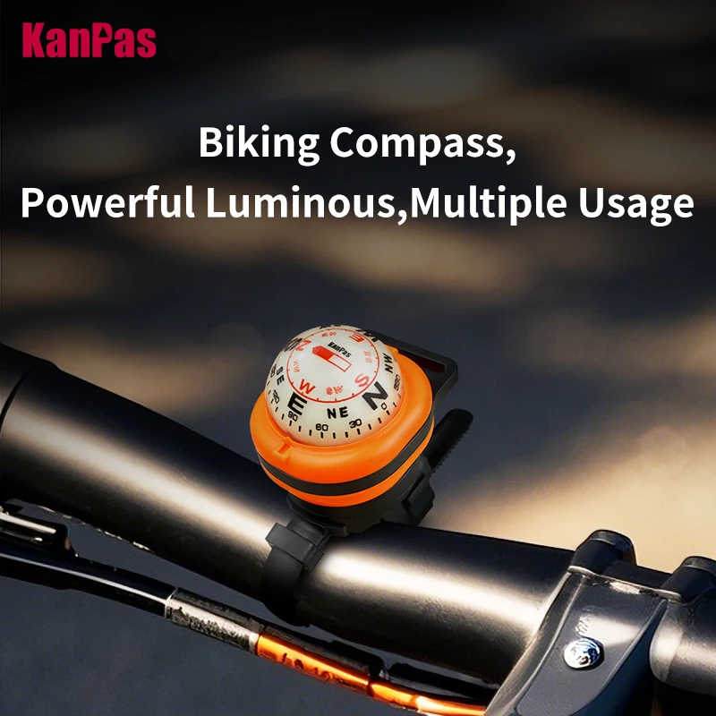 

2025 KanPas Innovative detachable compass ball for biking and outdoor/ handlebar compass/ Bike compass CAB-30L
