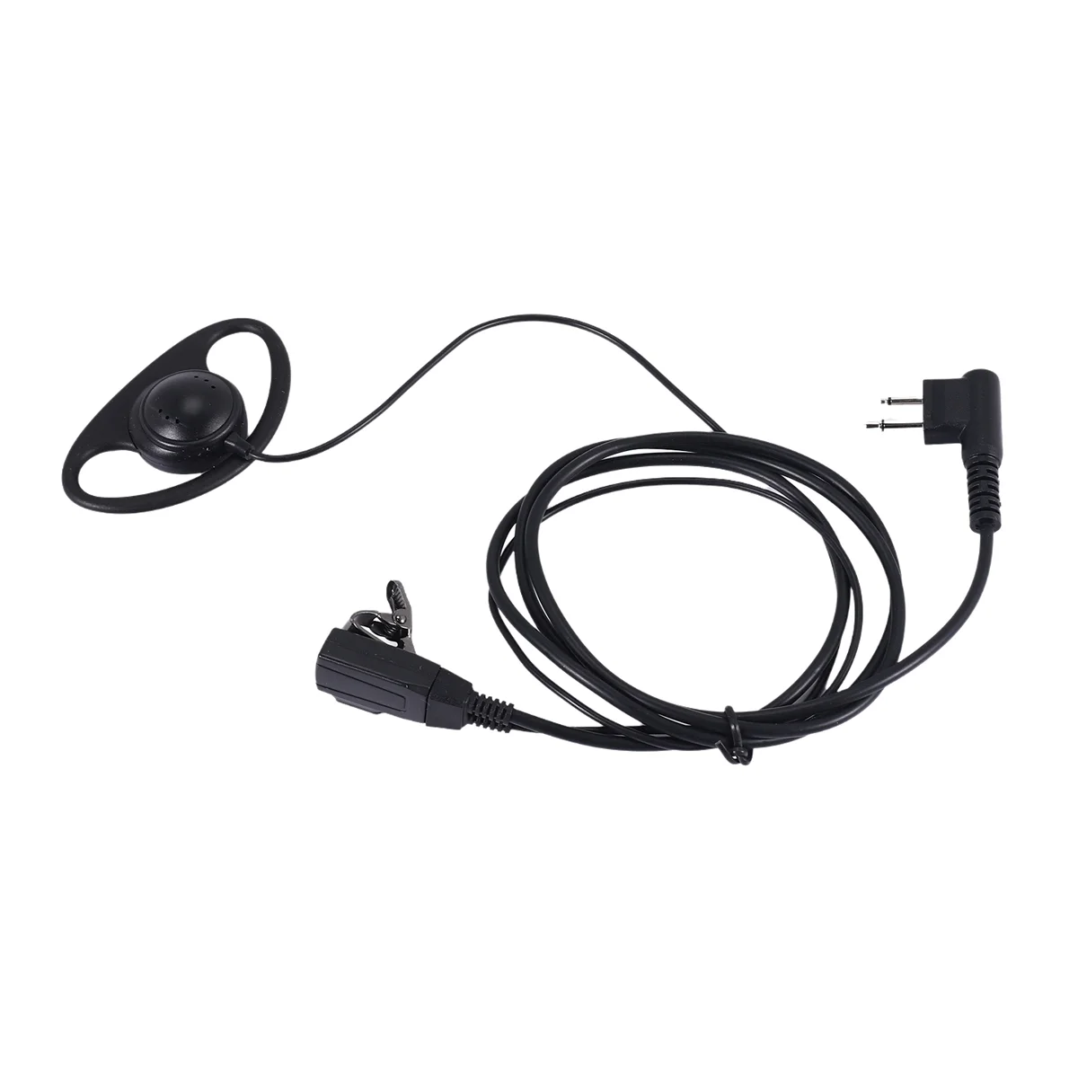 2 Pin Advanced D Shape Clip-Ear Ptt Headset Earpiece Mic For Motorola 2 Way Radios GP88S GP300 GP68 GP2000 GP88 GP3188 CP040 CP1