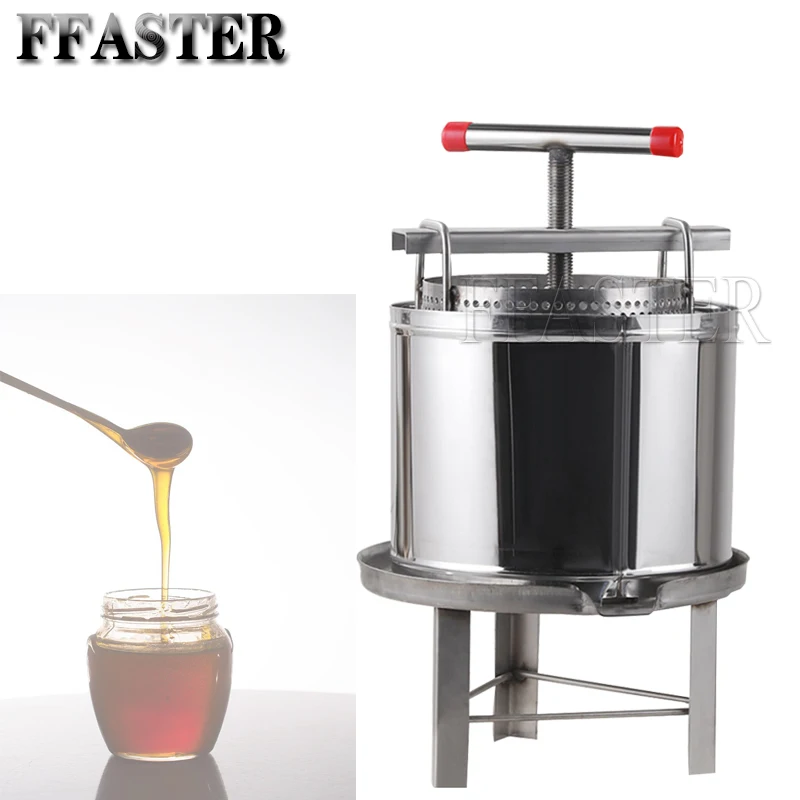 Household Honey Press Machine Stainless Steel Beeswax Honey Machine Honey Machine Water Dispenser Beekeeping Household Tools