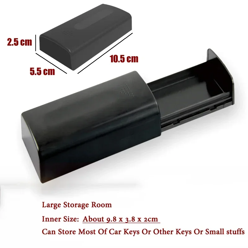 Creative Stash Key Safe Storage Box Magnetic Portable Storage Box Hidden Keys For Car Caravan Truck Home Travel Outdoor Camp