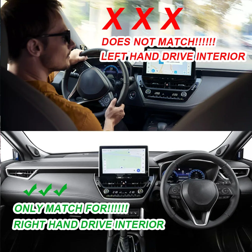 2pcs Car Air Outlet Cover Chrome Trim Right Hand Drive Car Styling Stainless Steel Auto Accessorie For Toyota Rav4 XA50 2019