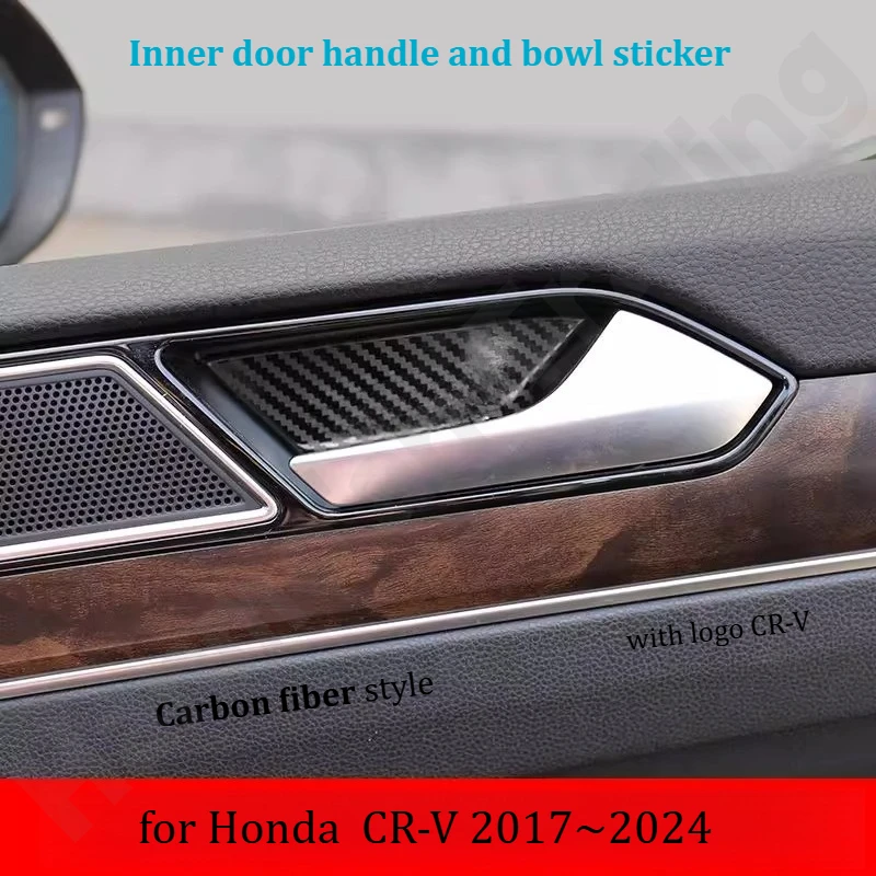 

for Honda CR-V 2023 2024 Decorative accessories/stainless steel door bowl handle sticker/door handle protection sticker
