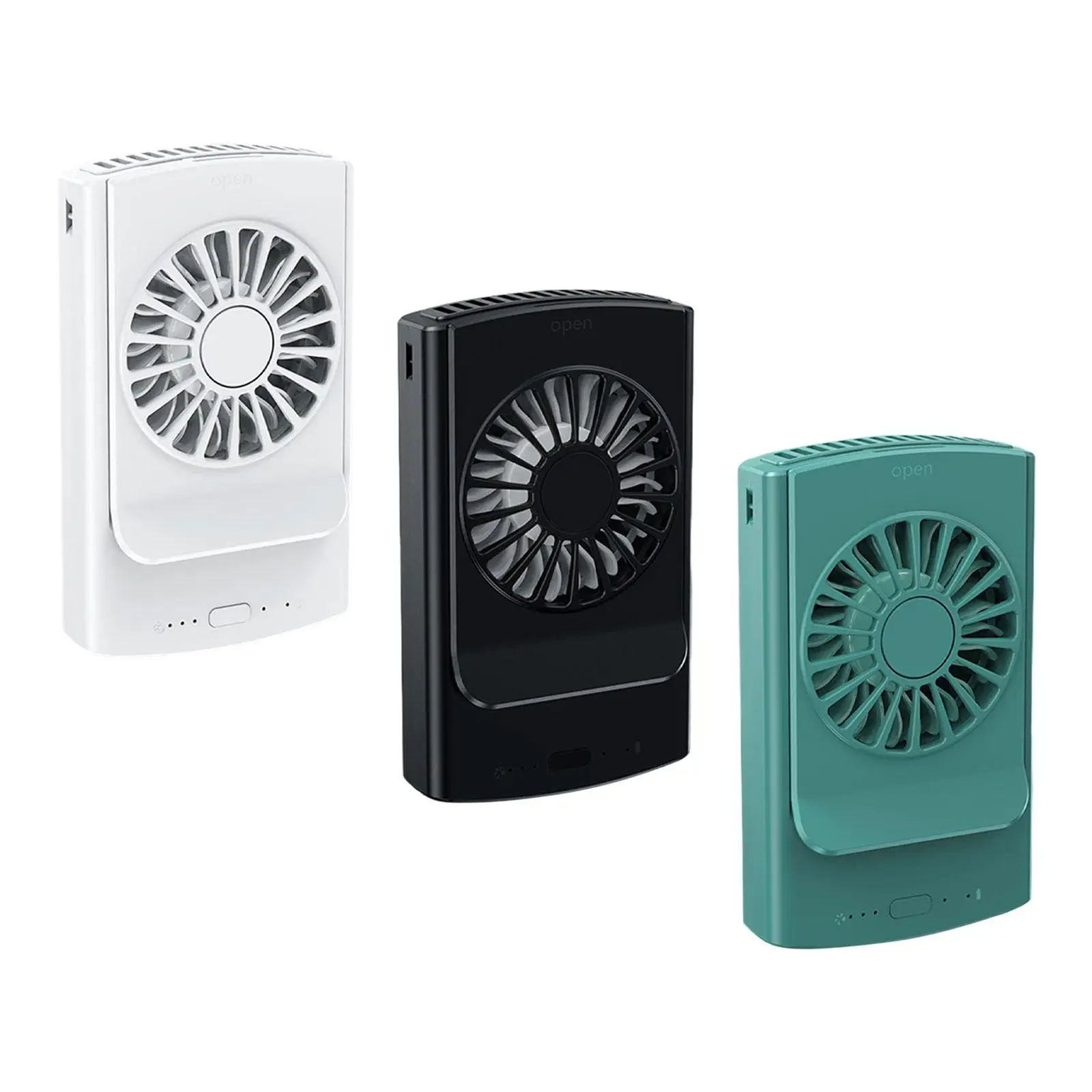 Klip pinggang kipas USB dapat diisi ulang, kipas portabel untuk pekerjaan berkebun berkemah pertanian