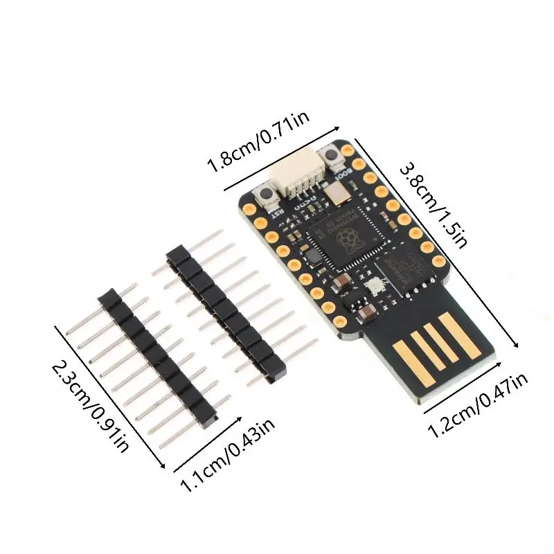 1 шт. 16 м USB Flash мини-плата разработки модуль RP2350 чип для Raspberry Pi двухъядерный 133 МГц