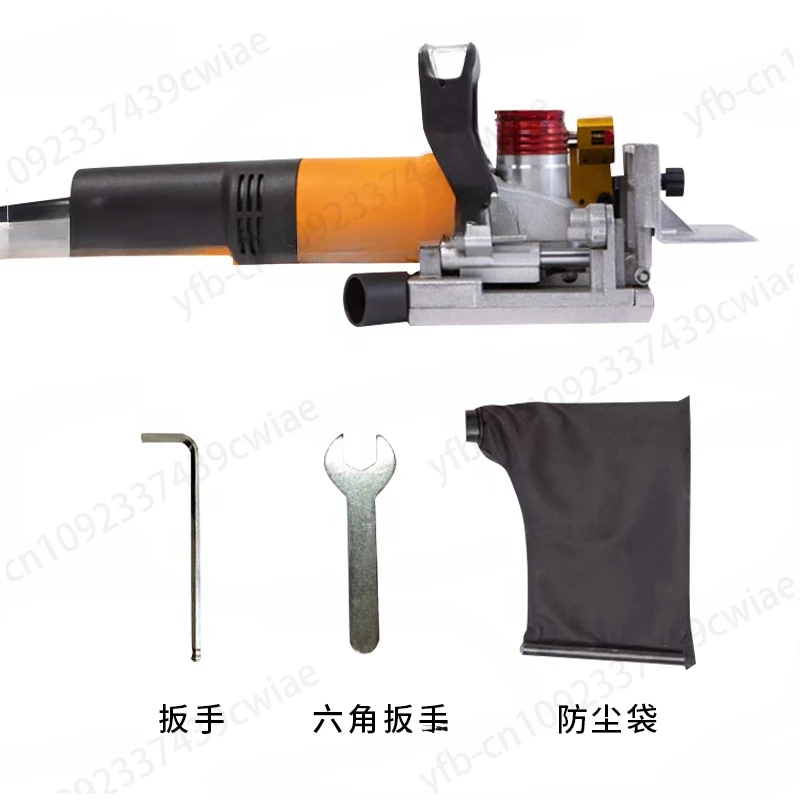 Woodworking Tenoning Machine Machine Puzzle Machine Groover Copper Motor 760W Biscuit Jointer Electric Tool