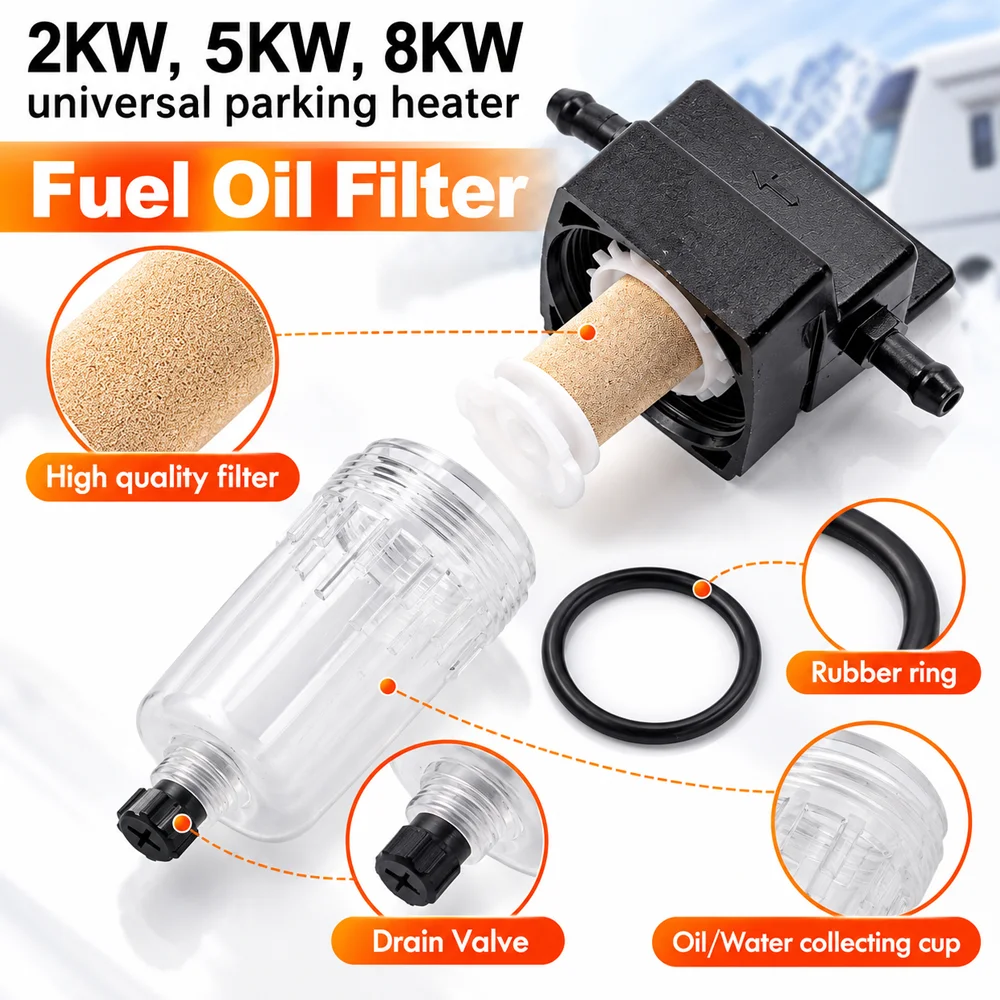 Diesel Heater 2Kw - 디젤 연료 오일-물 분리 필터, 플라스틱/금속