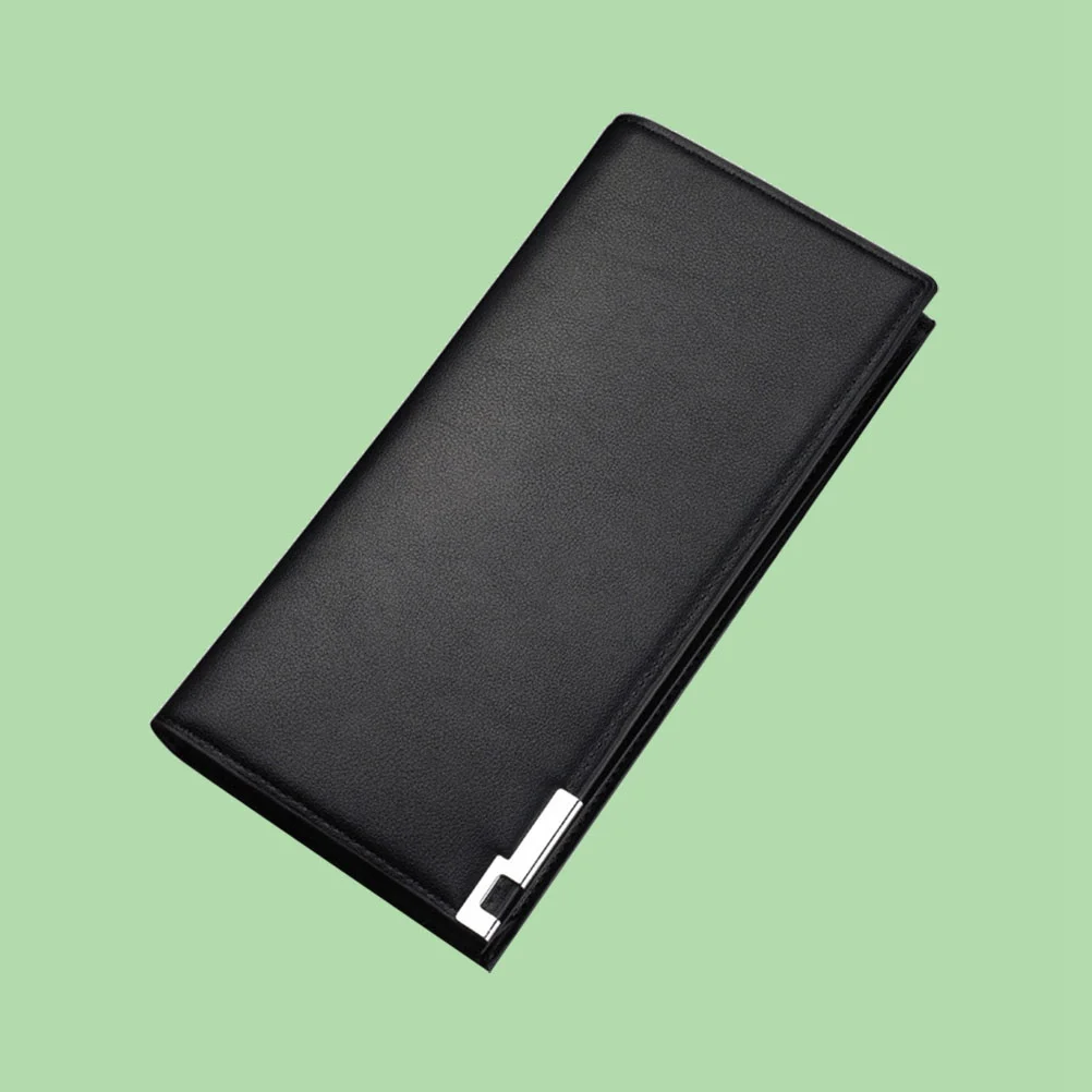 

Long Men Wallet Premium Pu Large Capacity Soft Touch Male Wallet For Cash Coin Credit Card Practical Gift