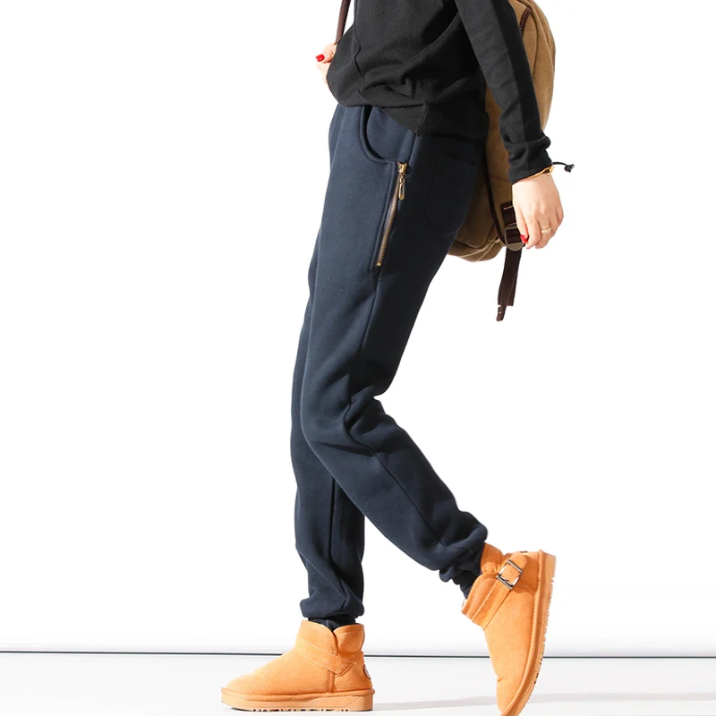 

Свободные трикотажные брюки для бега, женские повседневные универсальные спортивные штаны, длинные хлопковые брюки с высокой талией, художественные брюки