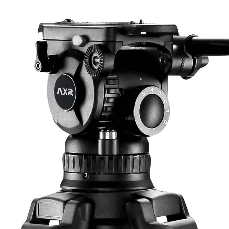 Axrtec AH830 Professional Heavy Duty 100mm bowl Video Camcorder Tripod Fluid Head for Shooting Filming up to 12kgs