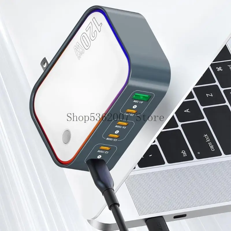 5C1A Desktop Charging Intelligent Power Distribution Fast Charging Adapter 40JB