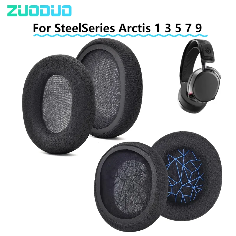 

1pair Ear Pad For SteelSeries Arctis 1 3 5 7 9 Headset Gamer Replacement Headphones Memory Foam Earpads Foam Ear Pads Cover