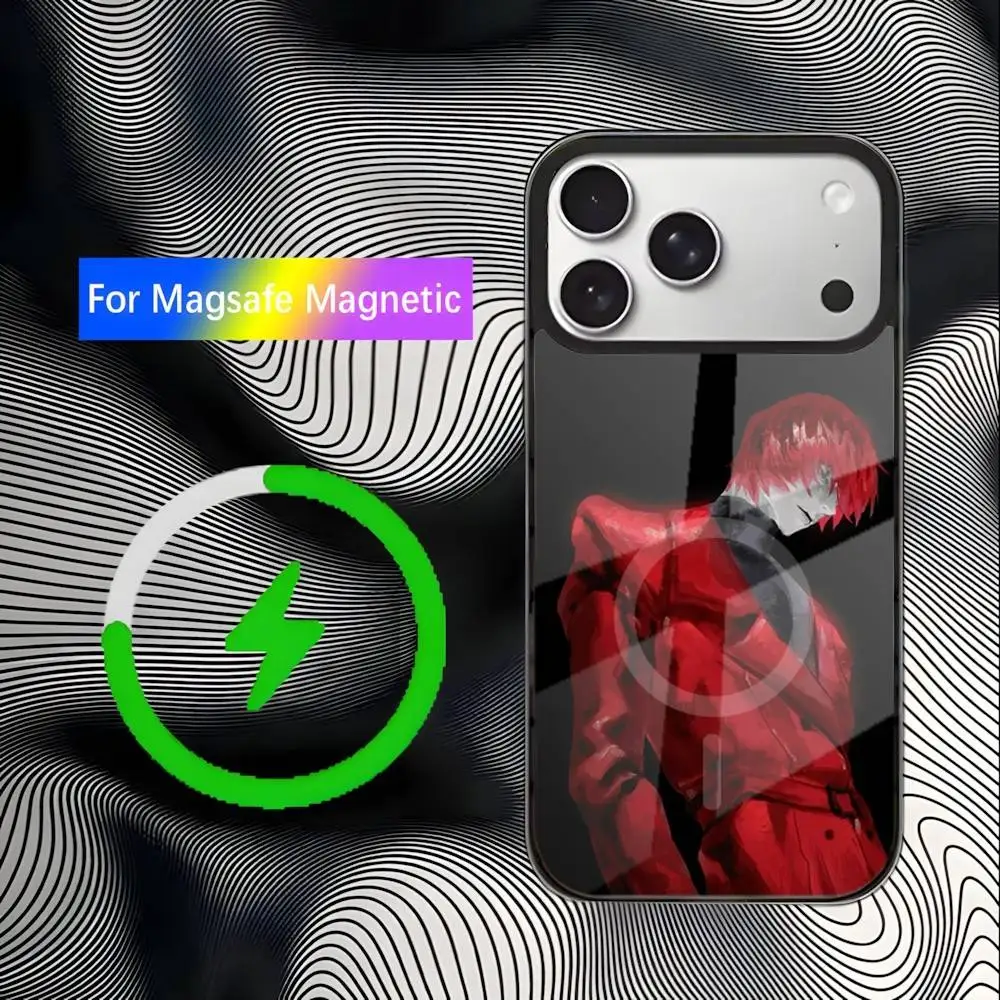 Funda de teléfono Homicipher Scarletella para iPhone 17,16,15,14,13,12,11,Pro,Max,Plus,Mini,SE4,E carga inalámbrica Magsafe magnética