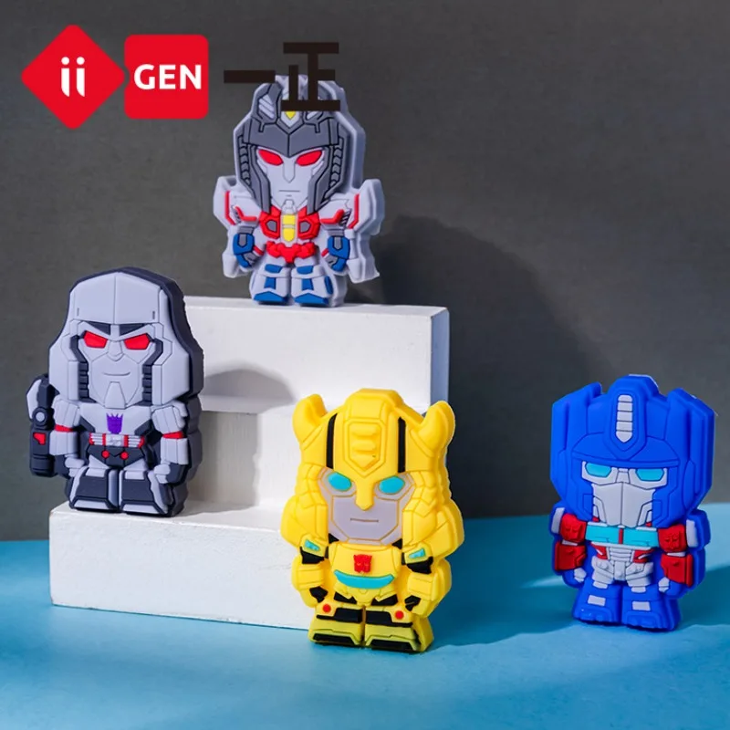 Iigen Yizheng Anime 1pc Transformers Cartoon Three-dimensional Eraser Optimus Prime Rodimus Prime Boy Creative Rubber Stationery