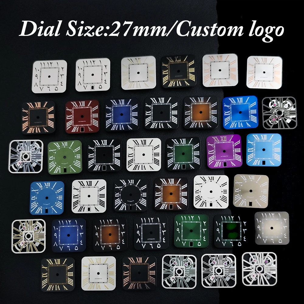 NH35/NH70 dial 27mm custom logo dial men's watch without illuminated dial suitable for NH35/NH70 movement watch accessories