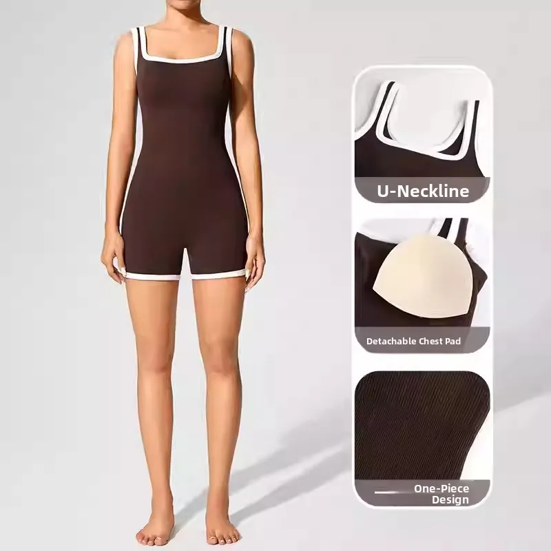 Sl Color Blo 요가 슈트 여성용 원피스 Fitn 의류 슬리밍 디자인 아름다운 Ba 타이트 바디 슈트 스포츠웨어