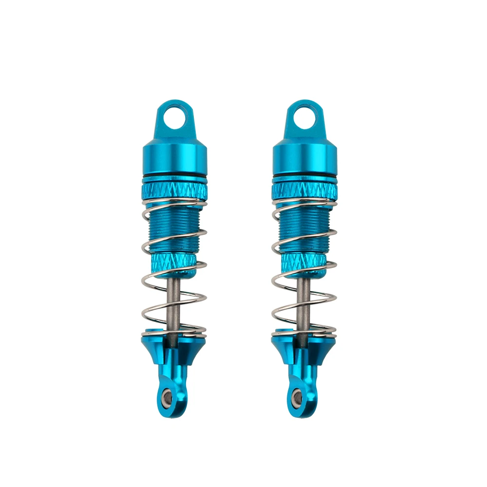 2pcs Metal Aluminum Alloy 50mm Front Shock Absorber Damping for RC LOSI 1/18 Mini-T 2.0 2WD Stadium Truck RTR Car Upgrade Parts