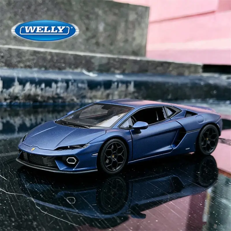 

1:24 Lamborghini Temerario Alloy Sports Car Model Diecasts Metal Track Racing Vehicles Car Model Simulation Collection Kids Gift