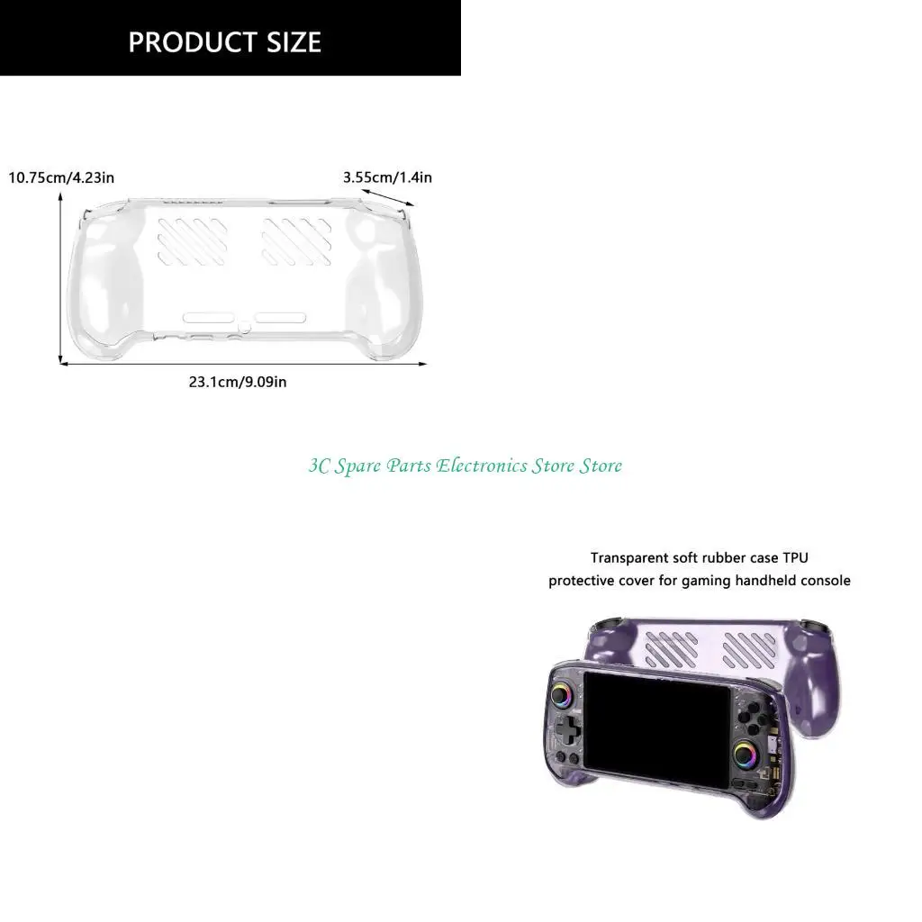 

SZ Защитный чехол для игровой консоли RG557, противоударный гибкий корпус с вентиляционным отверстием, геймпад, мягкий корпус