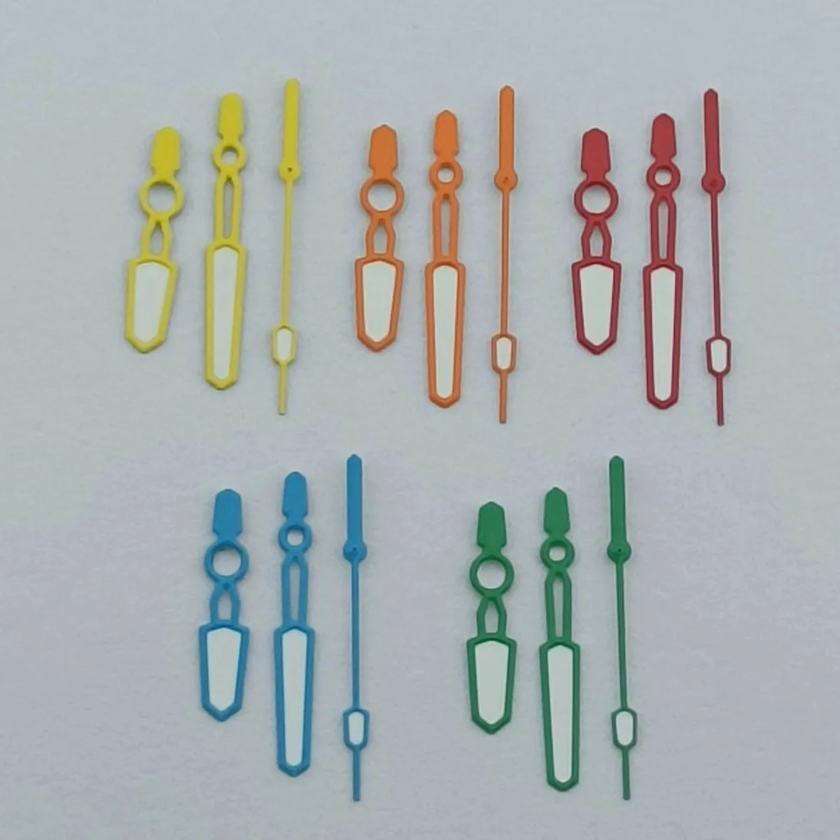 Aiguilles de montre pour Nh Series 35, NH36, 4R, 7S, Poquinry, Aiguilles de montre, Orange, Bleu, Vert, Mouvement