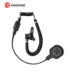 Radio de dos vías Sinorise SR-611, gancho para la oreja, Mini walkie-talkie inalámbrico, pequeño auricular en miniatura para Bar, Hotel, salón de belleza