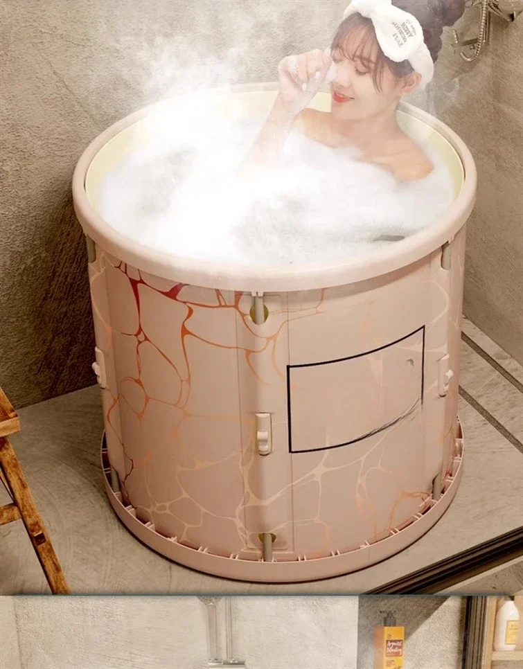 

Small apartment with storage bathtub