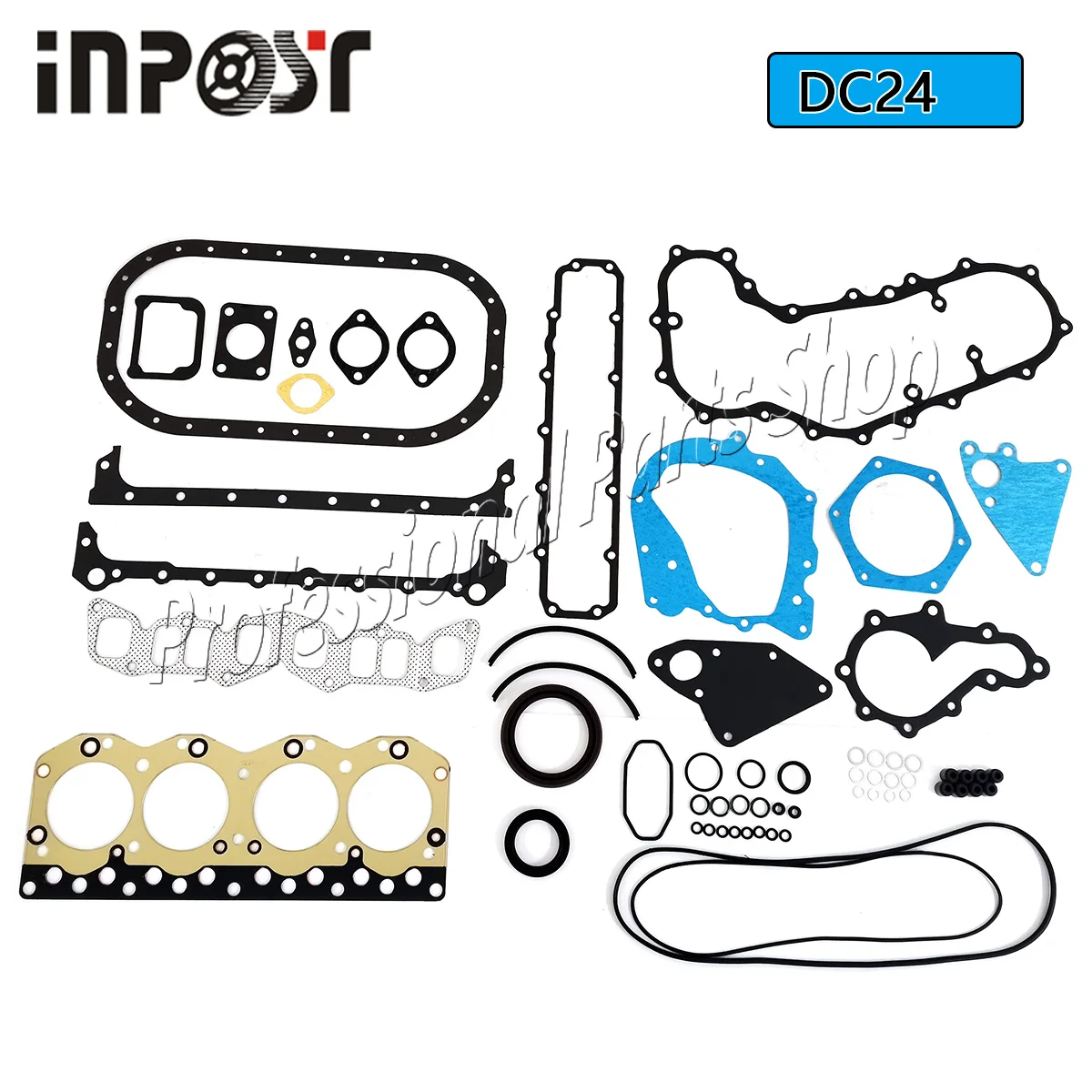 

Новый полный комплект прокладок DC24 для двигателя Doosan Daewoo DC24, погрузчиков D15S-2, D18S-2, D20SC-2