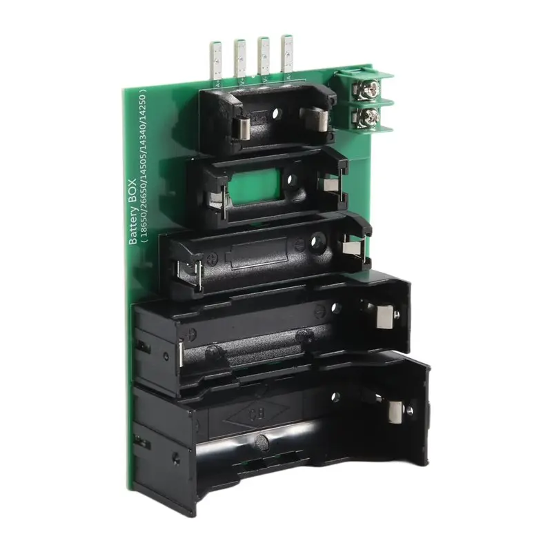 T23C Battery Tester Case 4 & 2-Wire Terminal 18650 26650 14505 14340 1425 Battery Case Holder Test Storage Box For DL24P