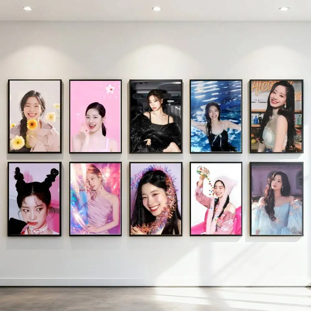 Kpop T-Twice K-Kim D-DaHyun Poster Art Print Anime Style Home Decor Ideal Gift Perfect Room Decor