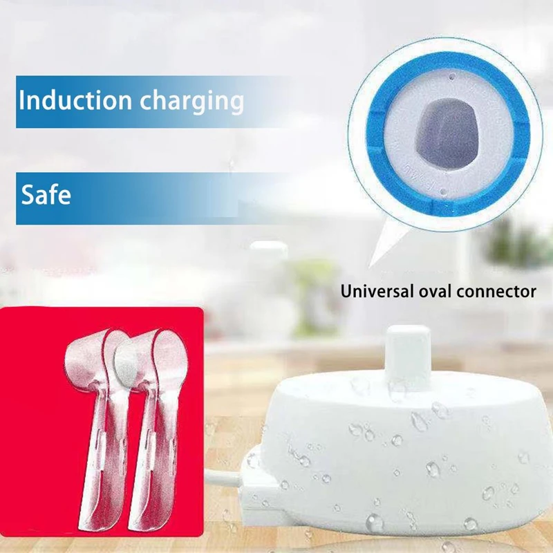 Replacement For Braun Oral B Series 3709 D12 D16 D20/89 00D36 P2000 For Electric Toothbrush Stand Charger-EU Plug