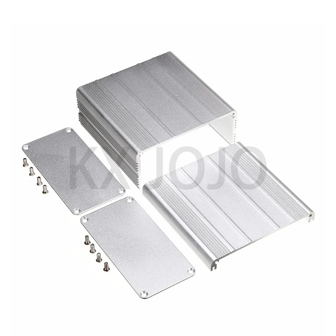 Carcasa de aluminio de 100x50x100mm, carcasa dividida, placa de circuito de superficie, controlador de perfil de instrumento de potencia, personalización