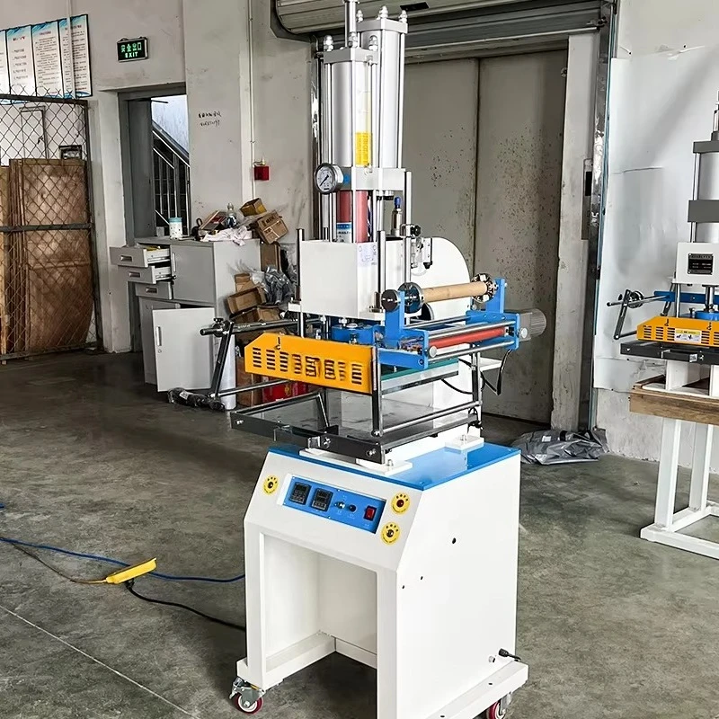 ZOMAGTCPneumatic Gold Foil Embossing Heat Stamp Machine PVC Paper Bronzing Machine Leather Logo Embossed Hot Stamping Machine