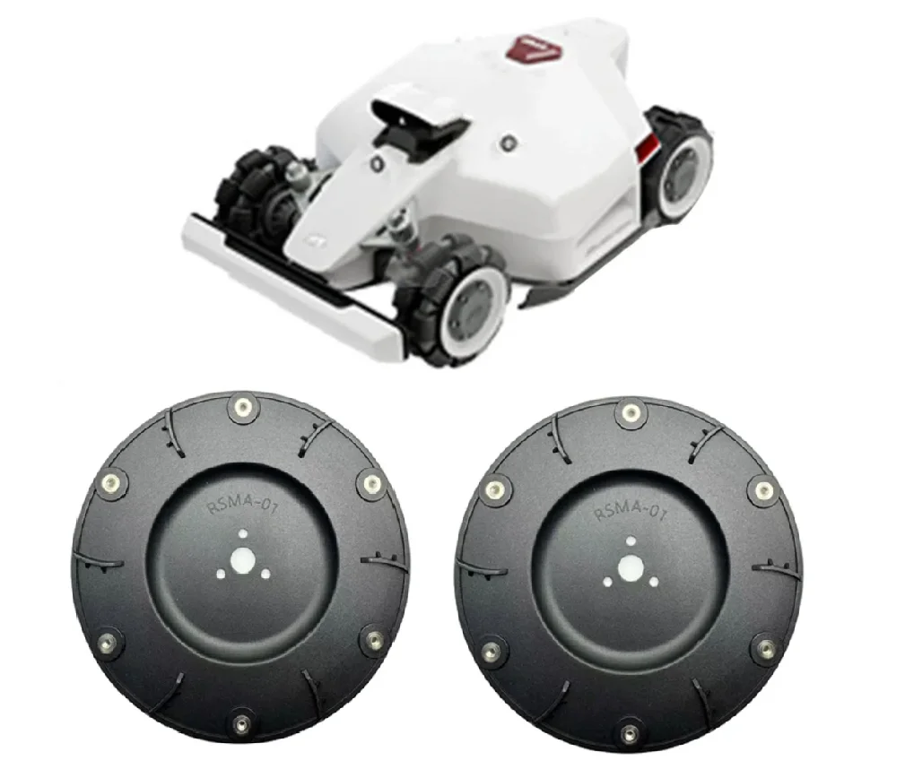 1/2Pcs RSMA-01 Robotic Lawnmower Blade Disc Tuning Plate for Mammotion LUBA 1 AWD & LUBA 2 AWD Lawn Mower Replacement Part