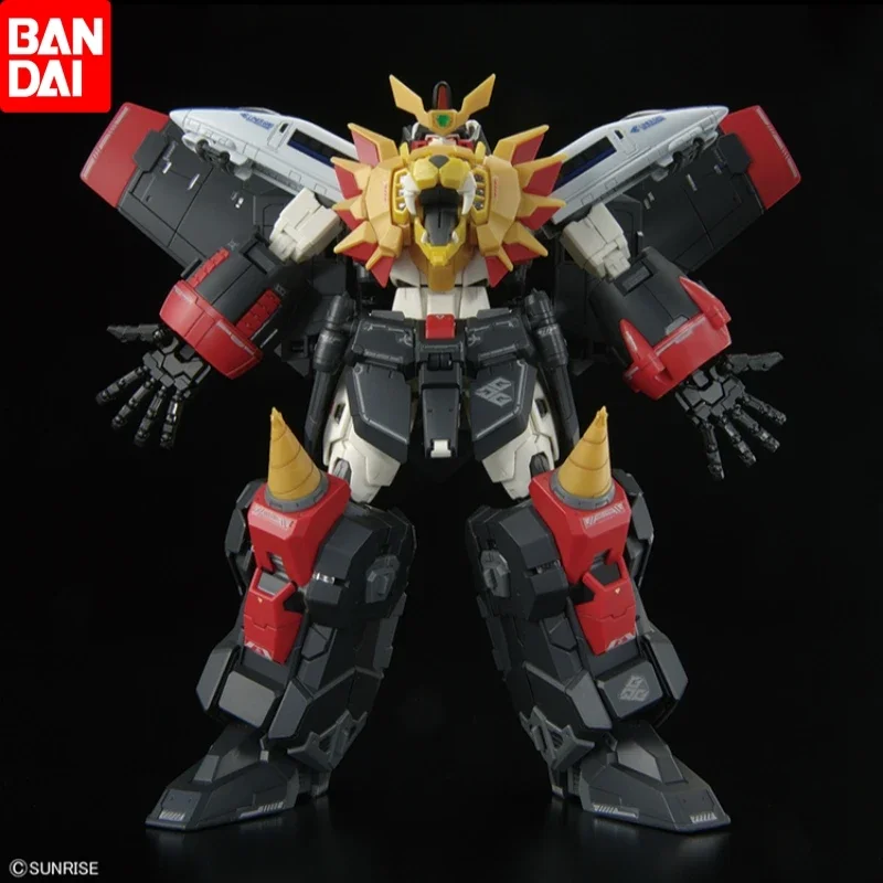 Spot Bandai Rg Gaogaigar Lion King Kai Transformation Combination Action Figure Assembly Collection Model Toy Gift