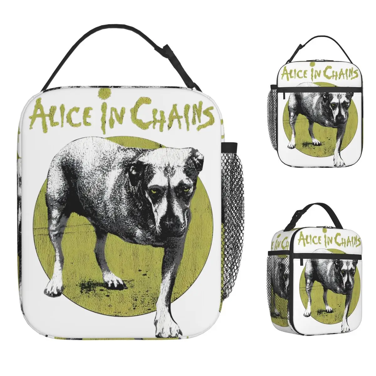 Alice In Chains Self Titled Album Cover Lunchtasche, lustige Lunchbox für Männer, Picknick-Kühltasche, wasserdichte Designer-Thermo-Lunchtaschen