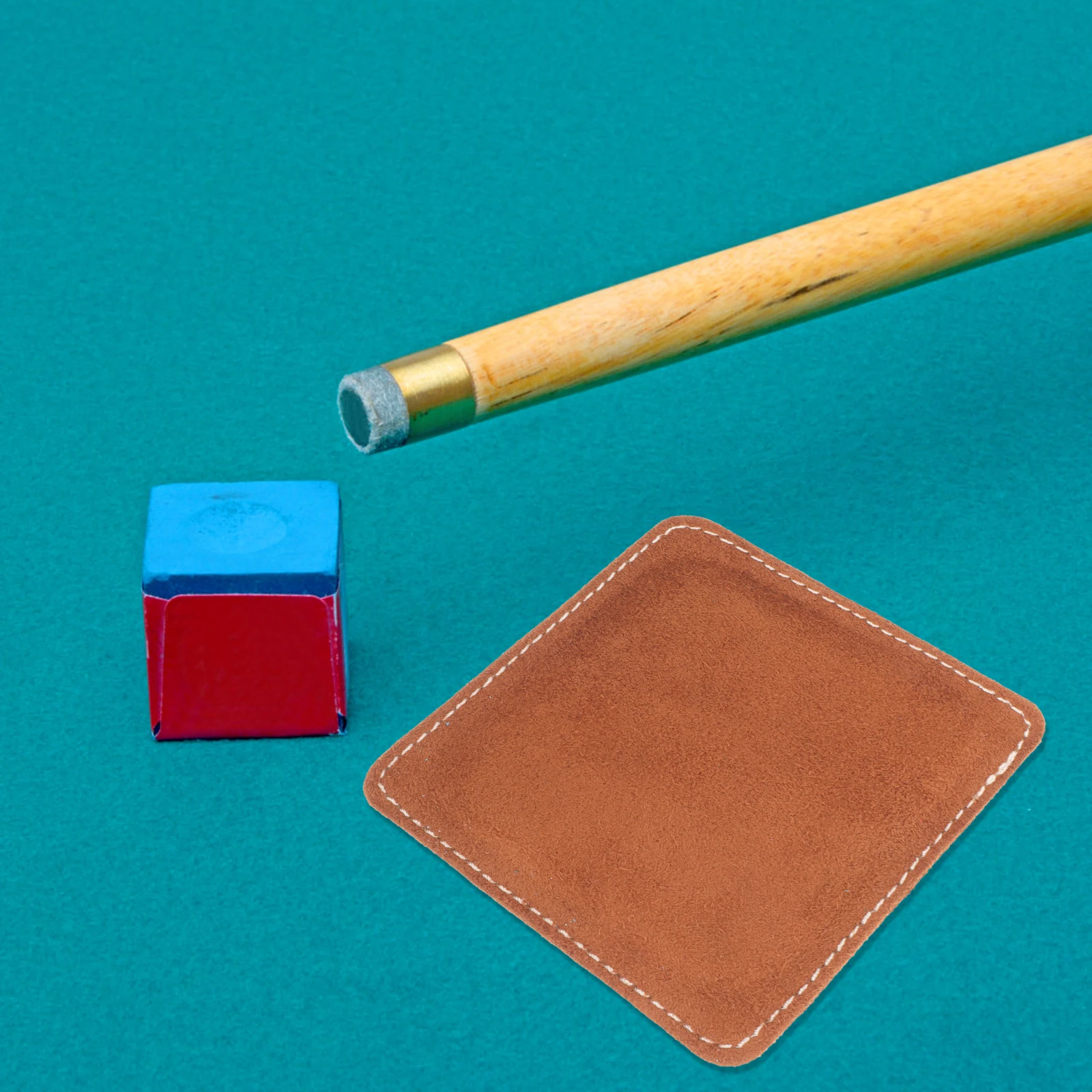 

Soft Billiard Cue Cloth Brown Rough Surface Pool Stick Shaft Cleaner Reusable Towel Snooker Accessories
