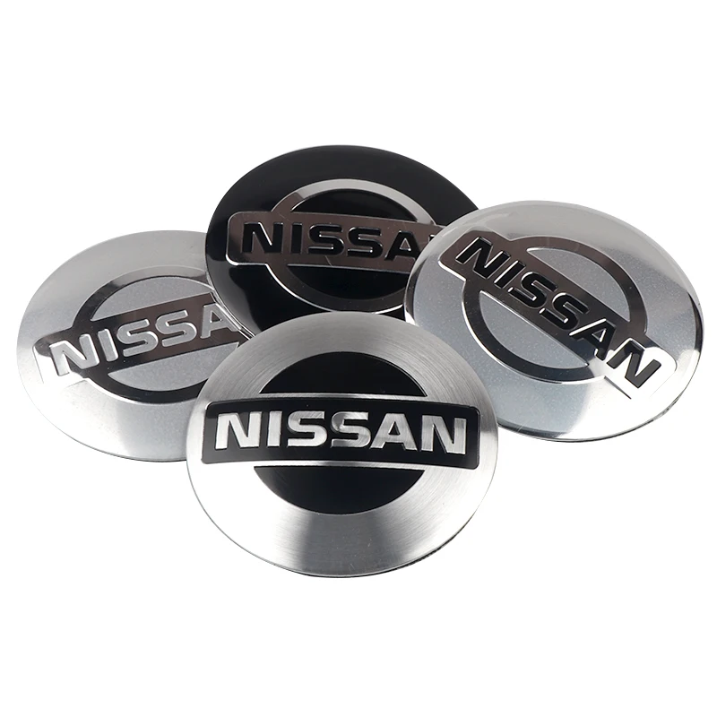 4Pcs Car Wheel Center Covers Decoration Badge Hub Caps Sticker For Nissan X-trail Qashqai Note Juke Sentra Patrol Navara Nismo