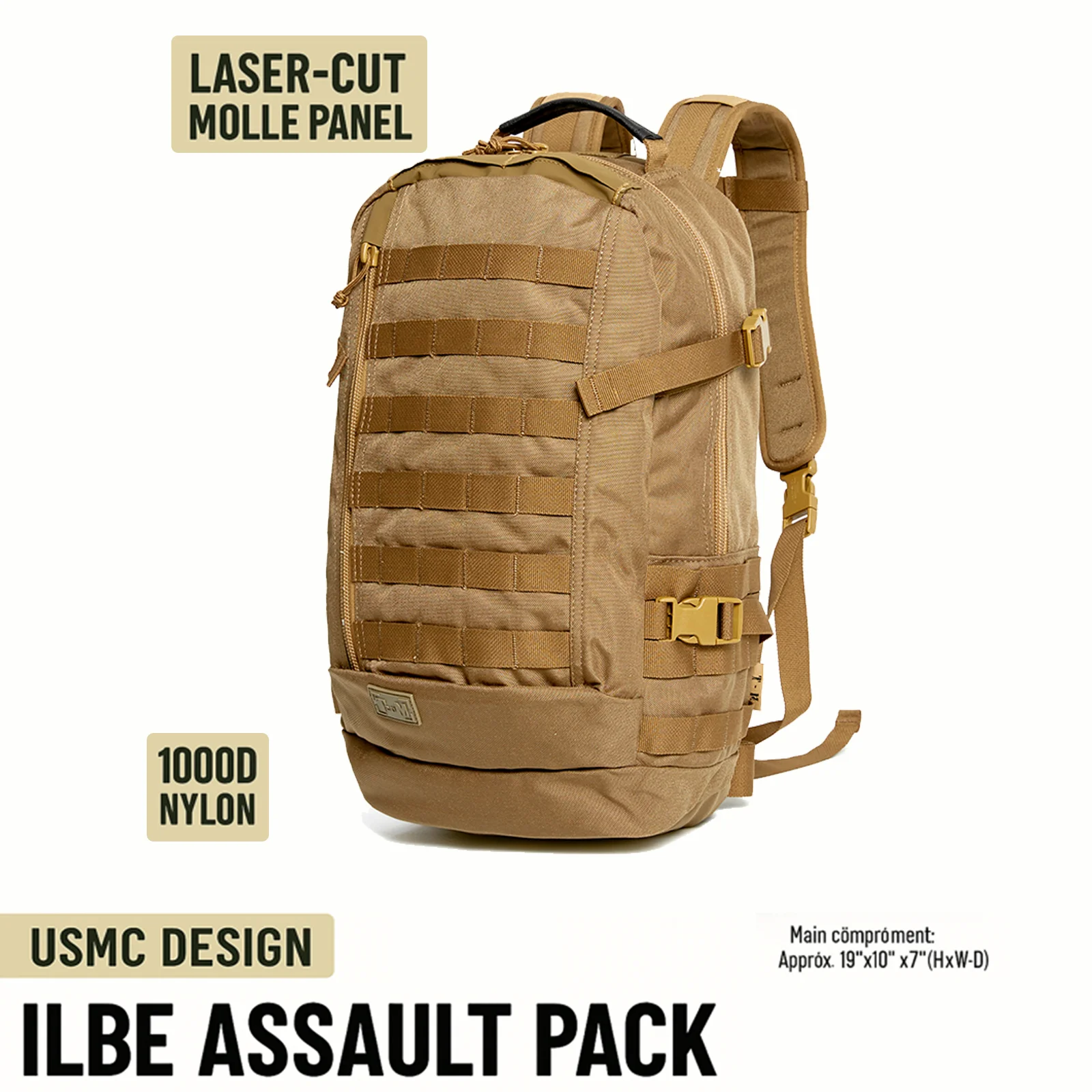 USMC ILBE Assault Pack – Der echte militärische Taktische Rucksack für anspruchsvolle Einsätze