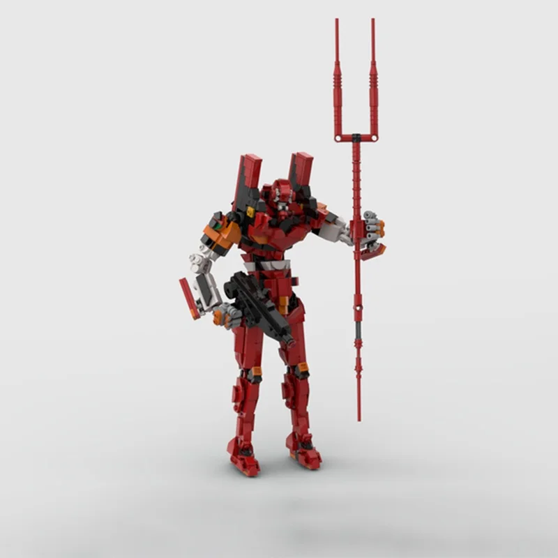 862 قطعة MOC إيفا وحدة قاعدة البيانات مجموعات نموذج اللبنات العمارة تجميع هدية الكريسماس فكرة لعبة الطوب عيد ميلاد الاطفال #2