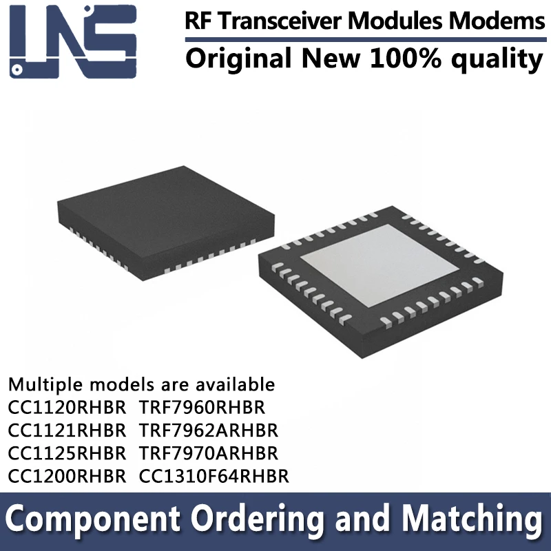 CC1120RHBR CC1121RHBR CC1125RHBR CC1200RHBR TRF7960RHBR TRF7962ARHBR TRF7970ARHBR CC1310F64RHBR RF Transceiver Modules Modems