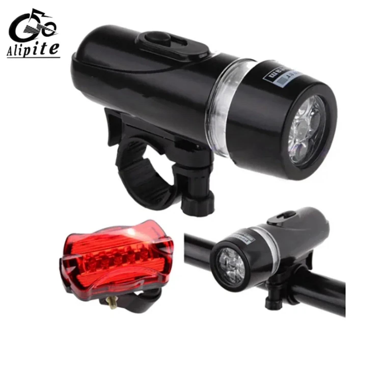 Bike Light Cycling Biycle Front Rear Taillight Set Waterproof 5- Lamp Headlight Safety Flashlight Bicicleta Bicycle Accessory