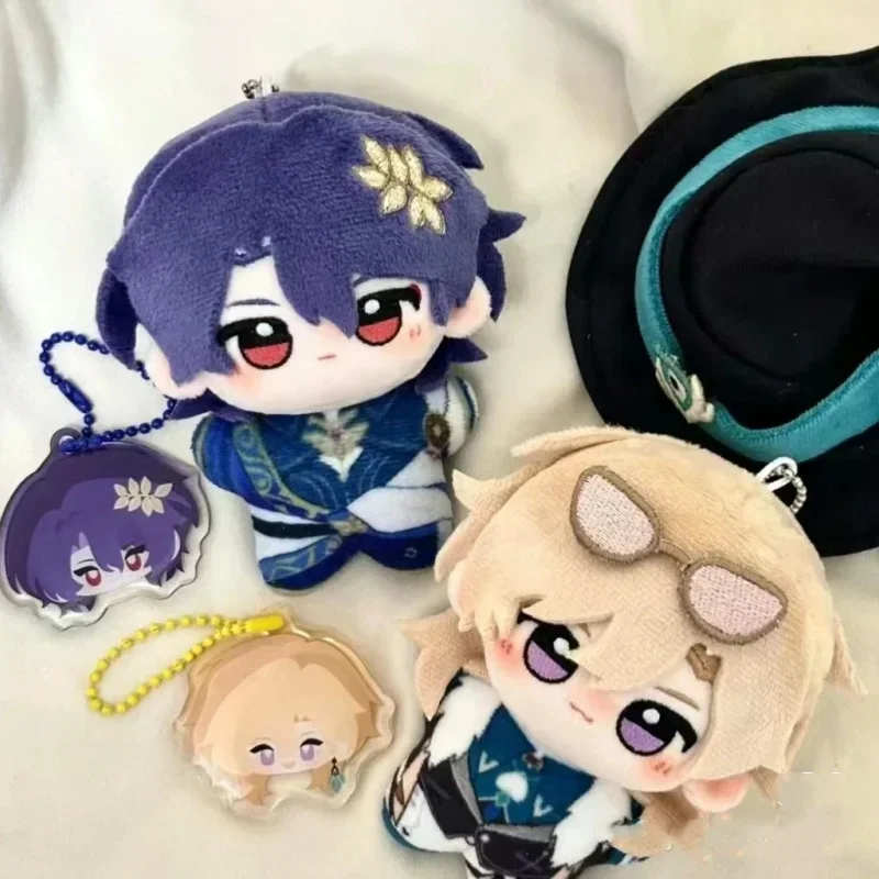 Game Anime Honkai: Star Rail Cosplay Aventurine Dr. Ratio Soft Plush Adorable Pendant Key Chain Toy Gifts