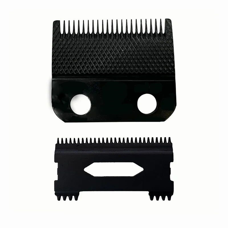 SX808E Mesh Surface StyleCraft Replacement Diamond Cut Fixed Fade Hair Clipper Blade with Shallow Tooth 2.0 Moving Cutter Set