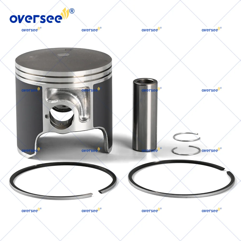 

6M6 STD Piston Set For Yamaha 650cc SJ650 WR650 2 Cylinder Outboard Engine 6M6-11631-00-95 6M6-11631-01-93 6M6-11601-00 77mm