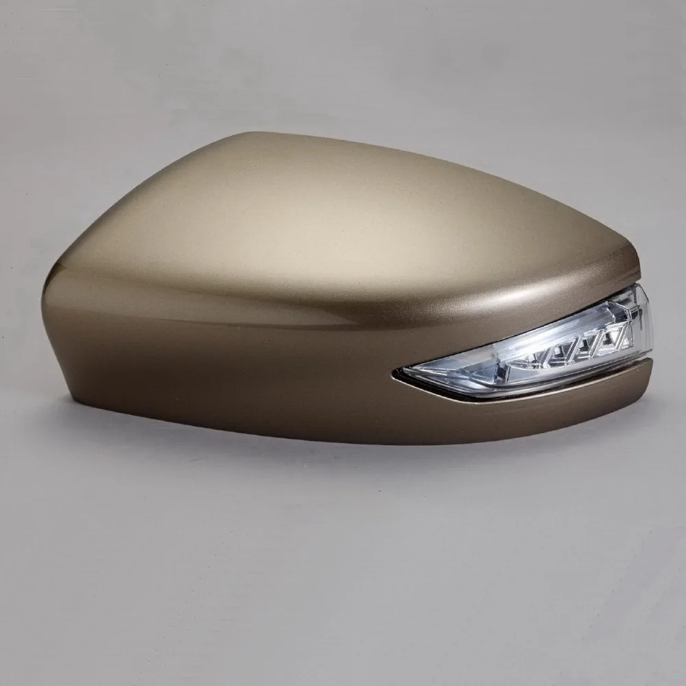 Car Rear-view Mirror Lights for Nissan Sentra Sylphy Tiida Livina 2012-2015; 6000K LED DRL + Yellow Turn Signals + Ground Lamp