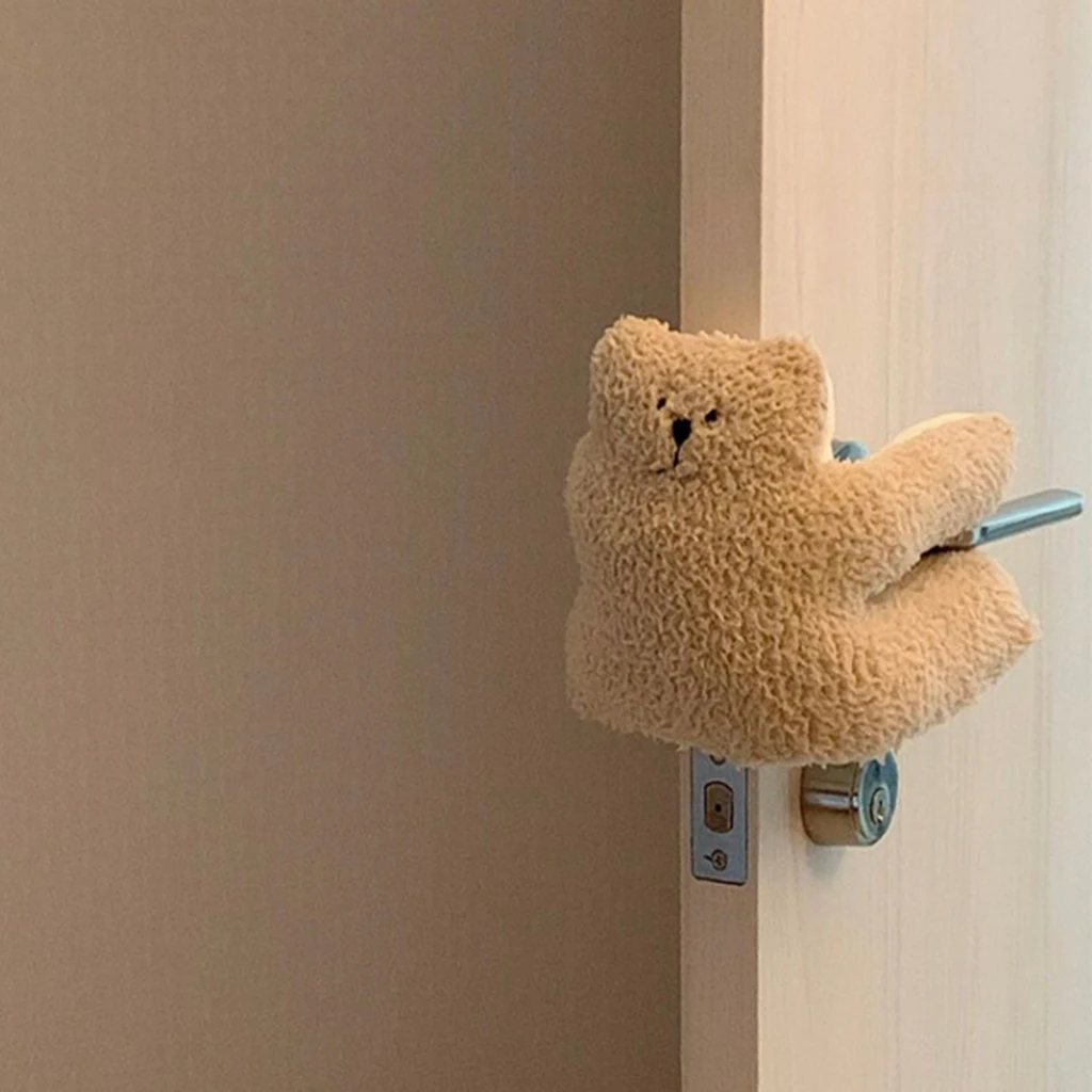 Baby Safety Locks Kids Protection Plush Soft Security Cabinet Locks Door Clip Kids Finger Door Shockproof Crash Pad Door Stopper