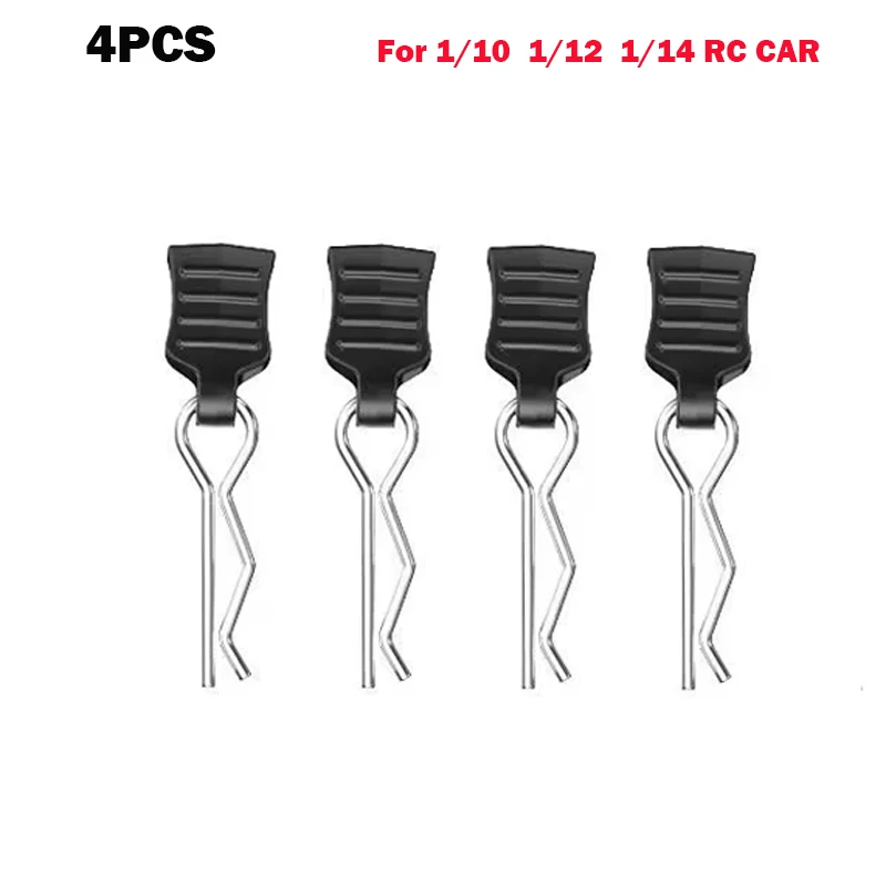 12 Stuks Rc Body Clips 1/7 1/8 1/10 1/12 1/14 1/16 1/18 Metalen R Gespen Auto Vrachtwagen Buggy shell Pins Rc Auto Rc Boot Onderdelen